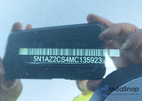 2021 Nissan Murano Sl Intelligent Awd from USA, damaged, VIN 5N1AZ2CS4MC135923